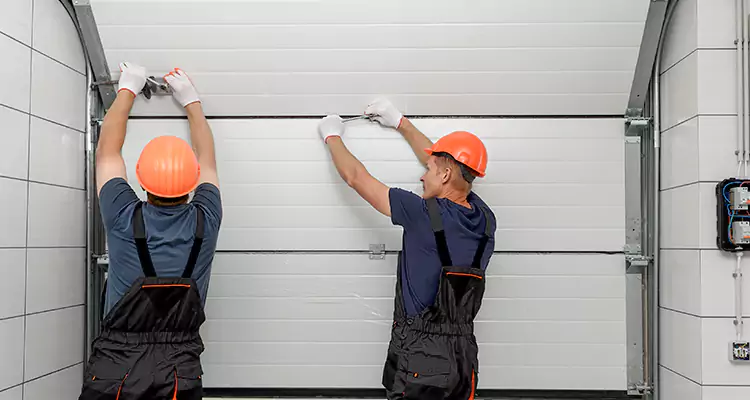 Garage Door Bottom Panel Repair in Spring Hill, FL