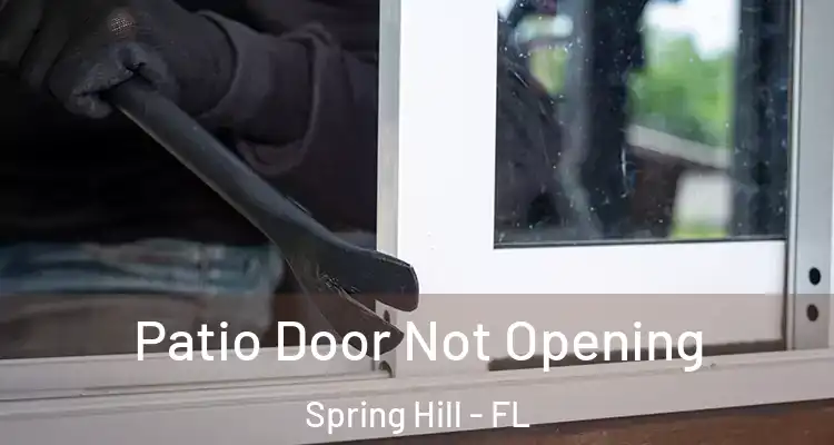 Patio Door Not Opening Spring Hill - FL