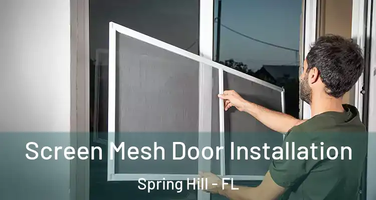 Screen Mesh Door Installation Spring Hill - FL